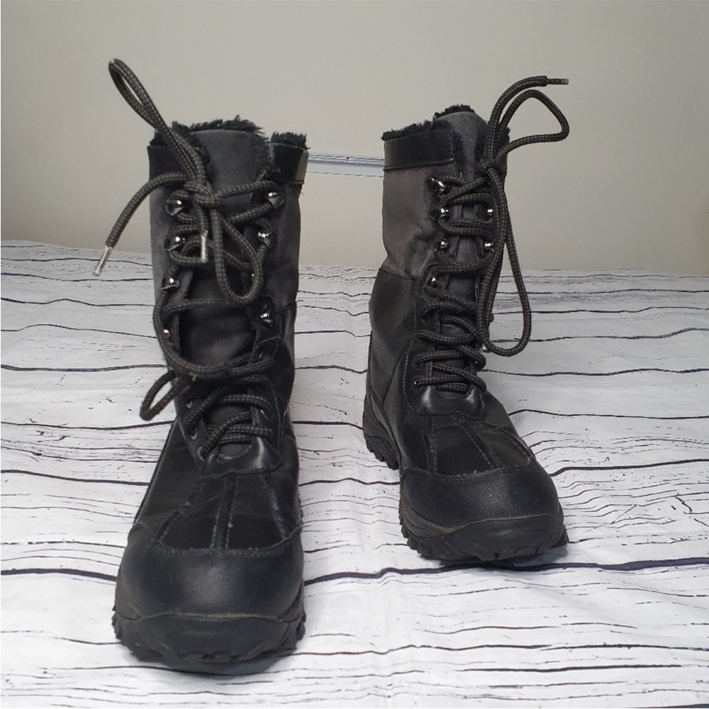London Fog Black Winter Boots